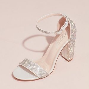 Crystal Block Heels